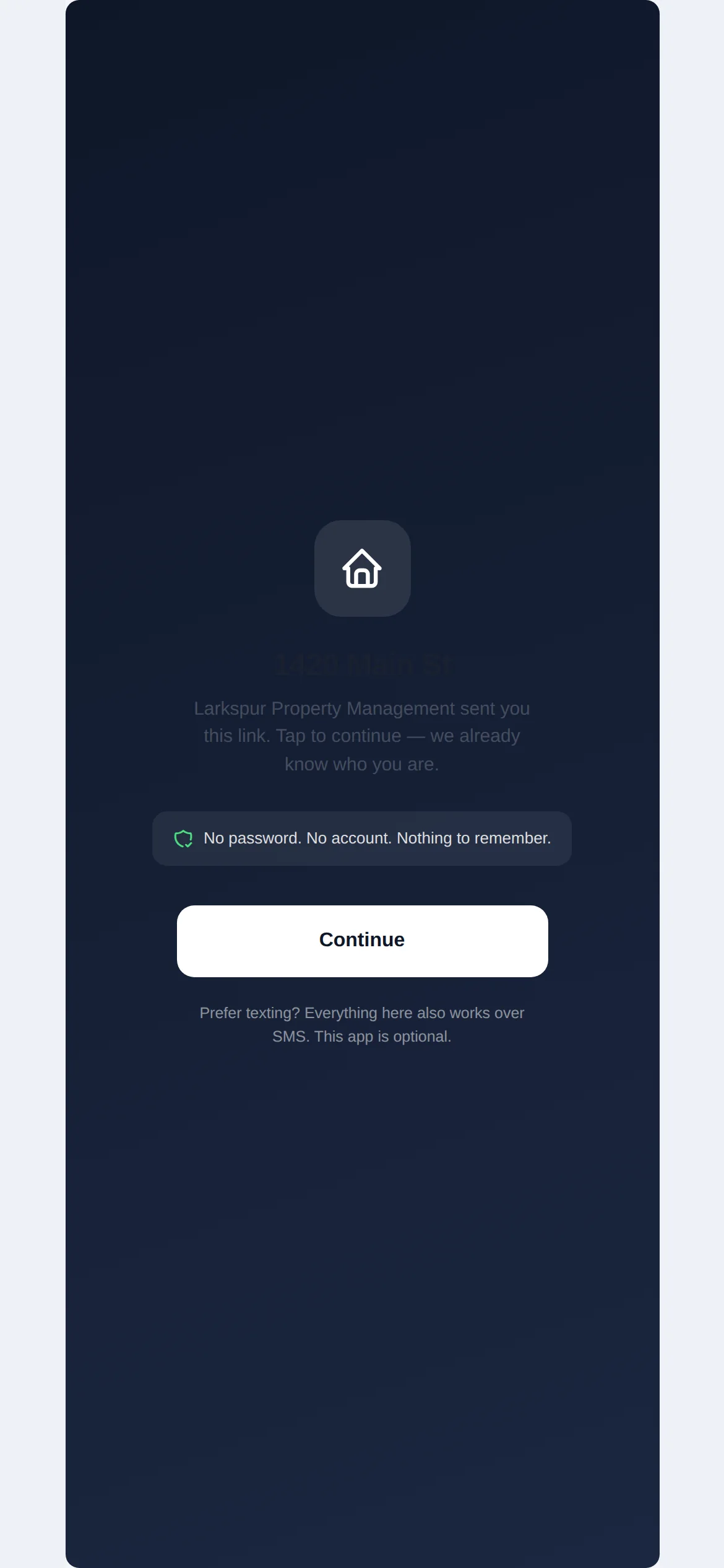 No password or app installation.